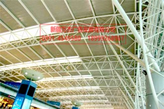 收費站頂棚施工實景圖